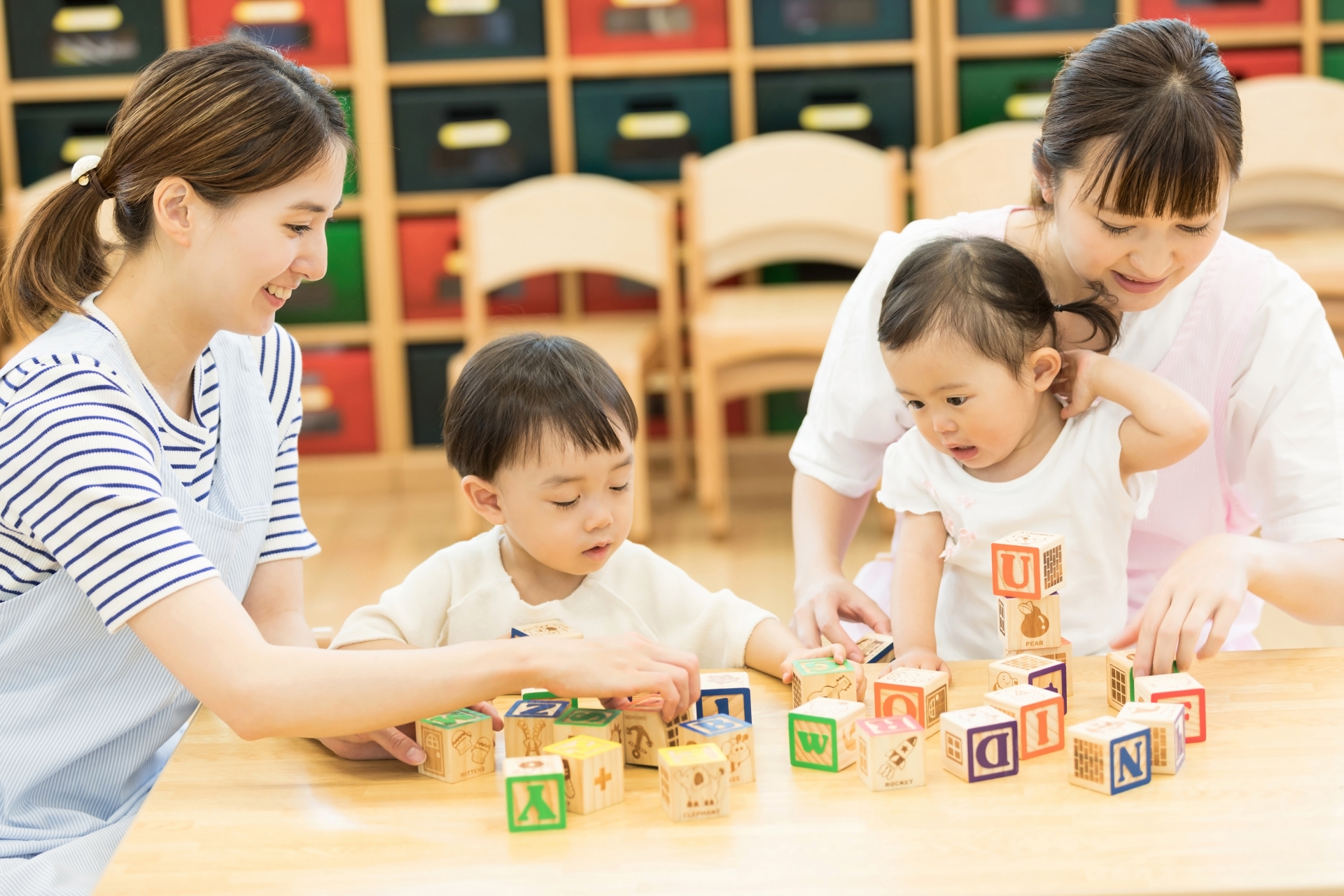 子育てしながら働くスタッフ